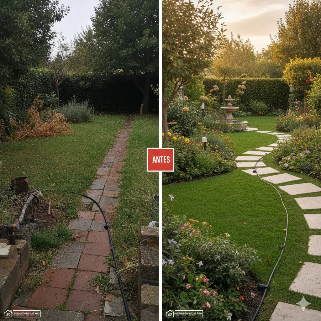 remodelación de jardín